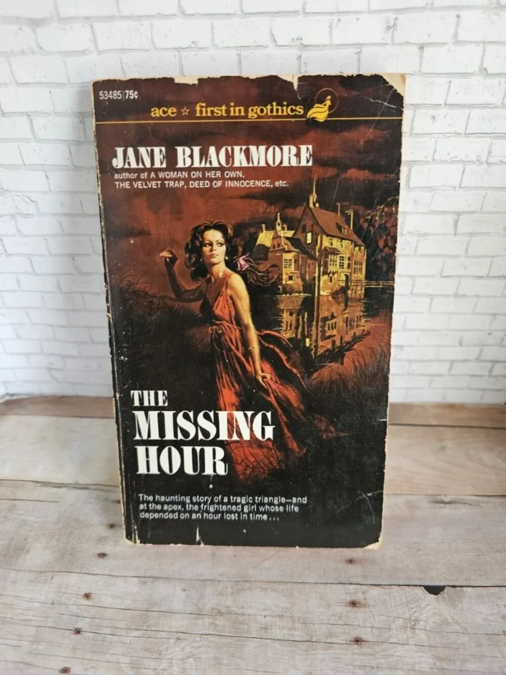 Vintage Ace Gothic 1959 The Missing Hour by Jane Blackmore Romantic Suspense HTF